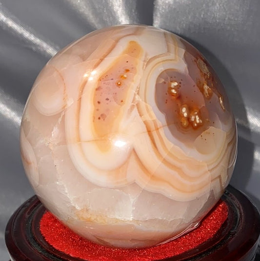 Crazy Lace Agate Sphere