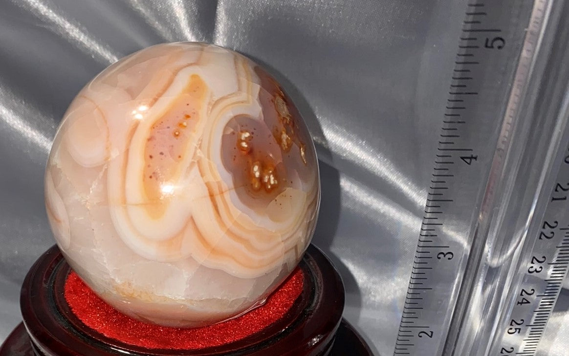 Crazy Lace Agate Sphere