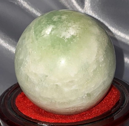 Green Calcite Sphere