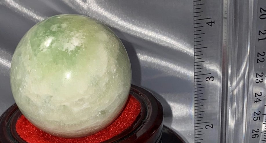 Green Calcite Sphere