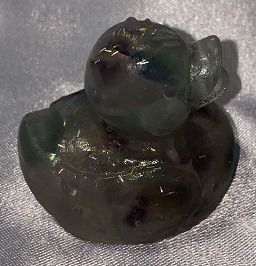 Resin Duck Figurine (Fluorite filled)