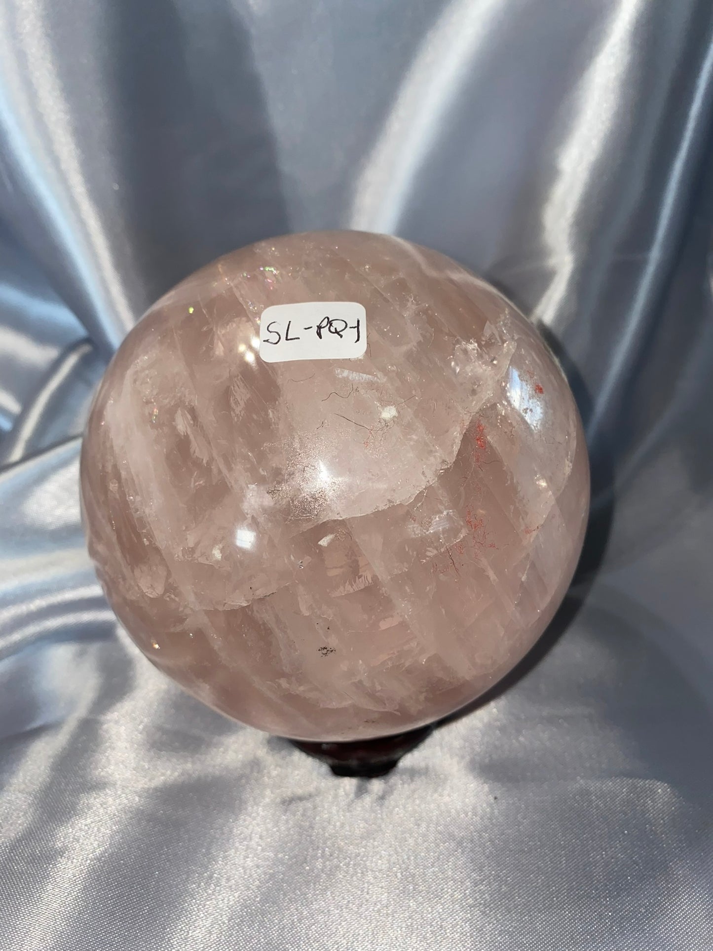 Rose Quartz Sphere 1 lg