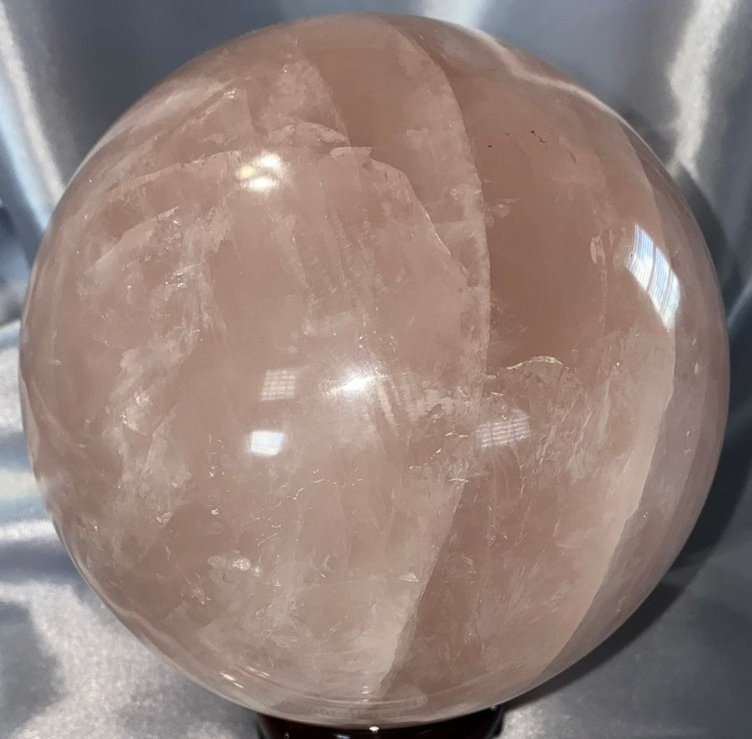 Rose Quartz Sphere 1 lg