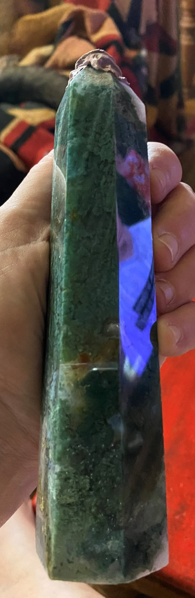 Moss Agate Tower 1m