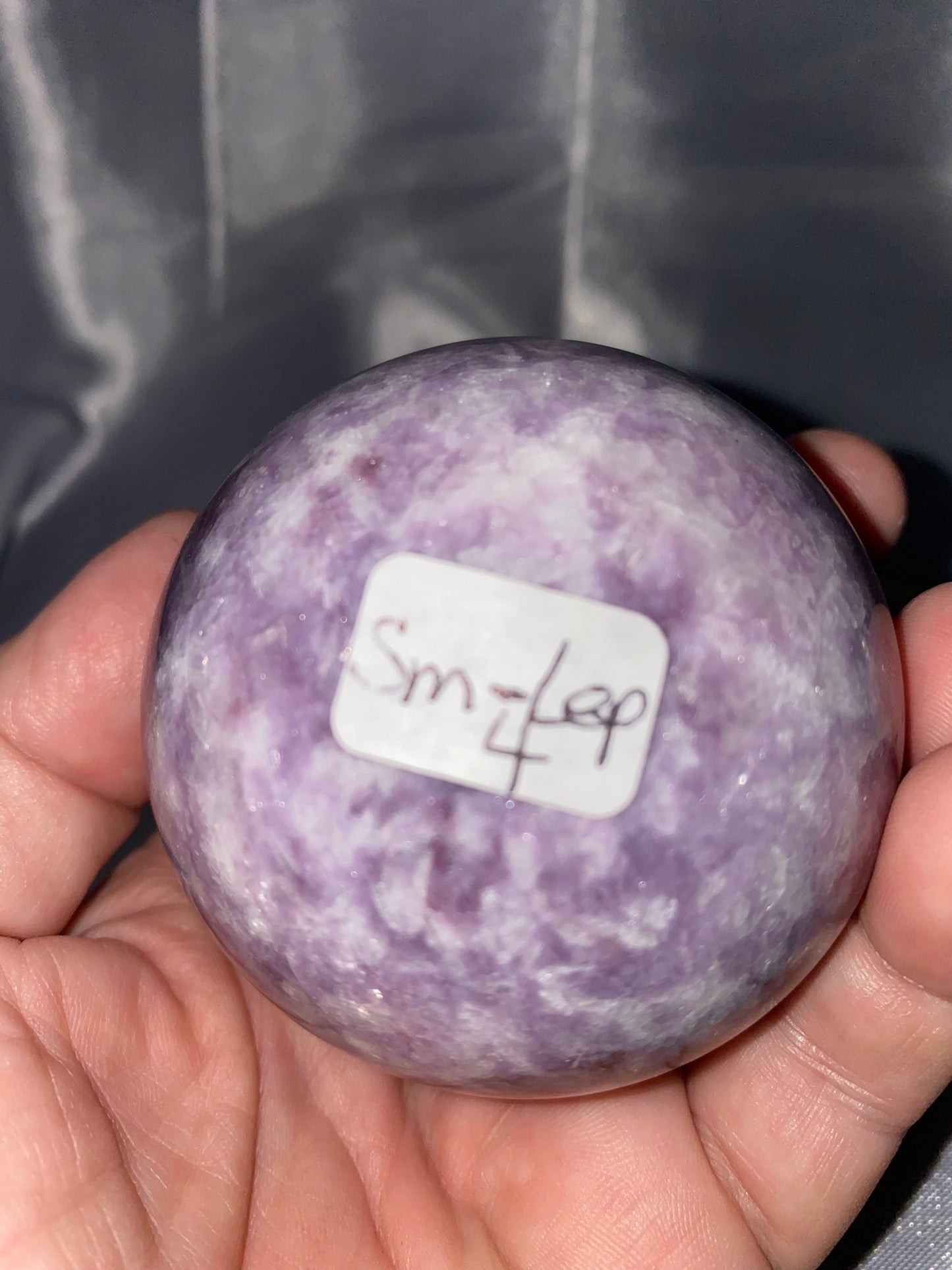 Lepidolite Sphere 4