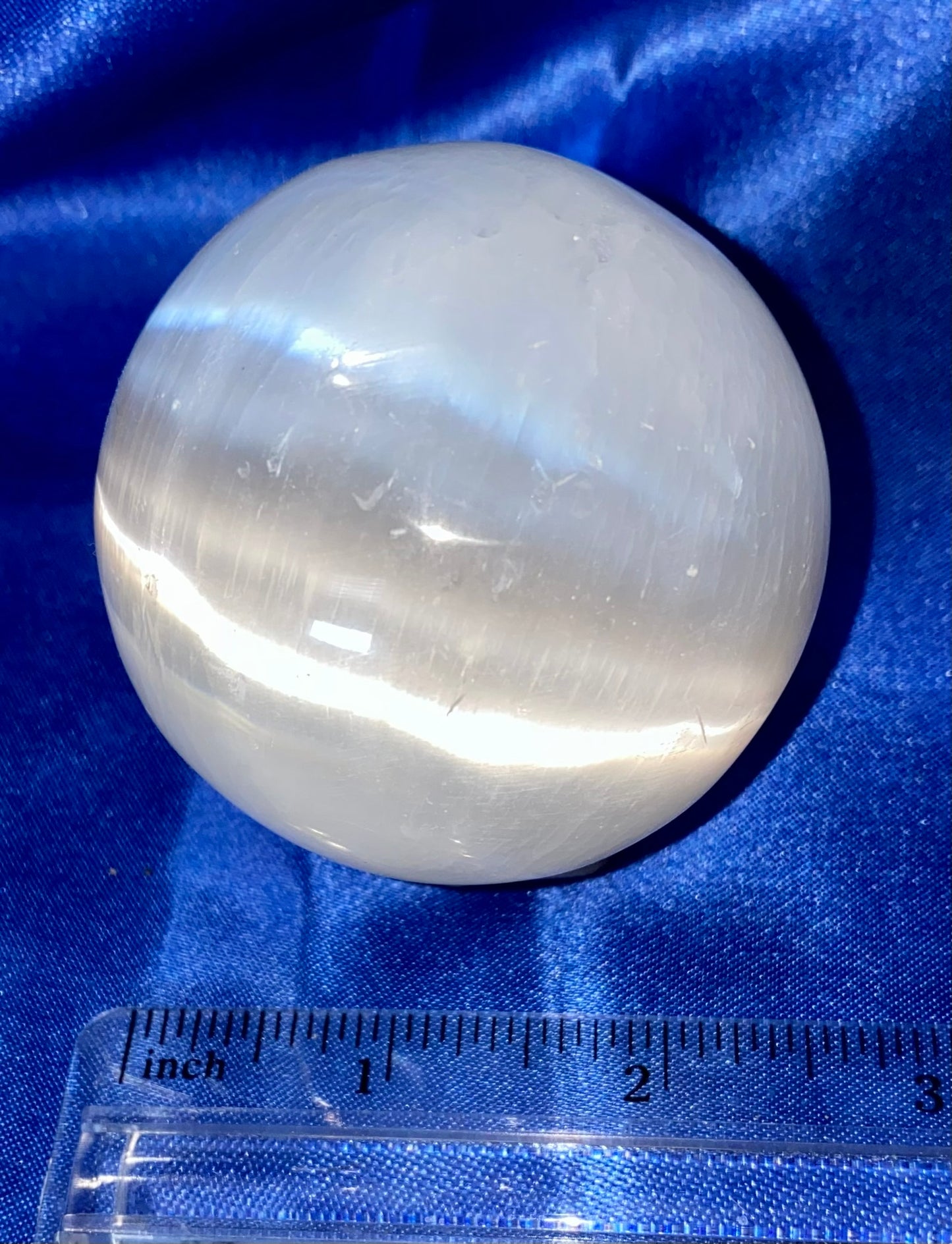 Selenite Sphere 1, 2