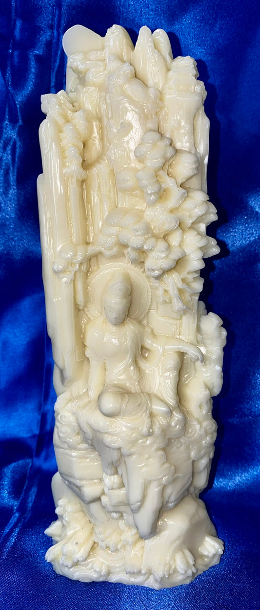 Kwan Yin Statue (cave), Tagua Fruit (AKA Palm FruitIvory)