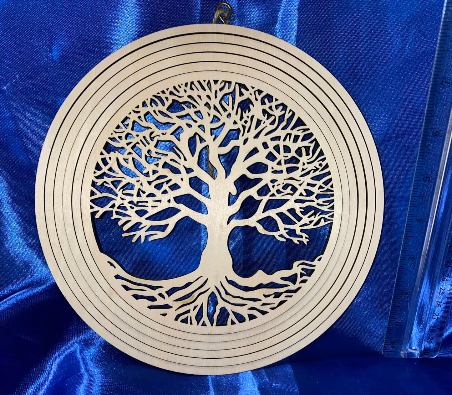 Wooden Wind-Spinner - Tree of Life