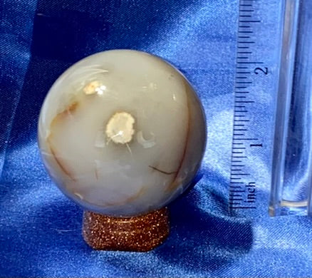 Flower Agate Sphere