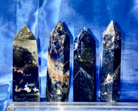 Sunset Sodalite Point lg (small chip = discount)