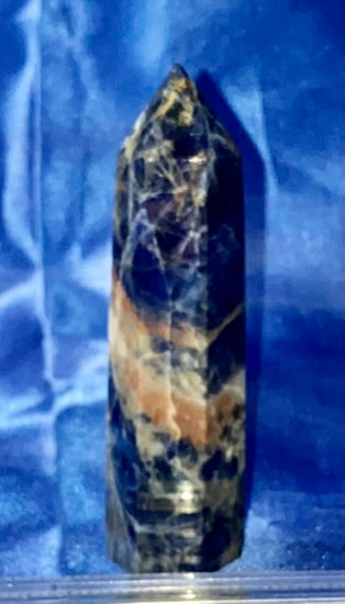 Sunset Sodalite Point lg (small chip = discount)