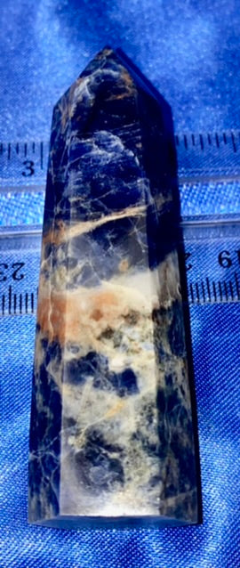 Sunset Sodalite Point lg (small chip = discount)