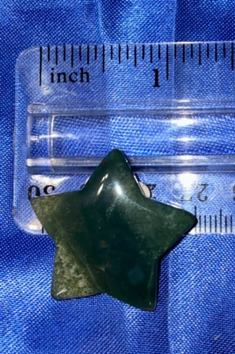 Moss Agate Star