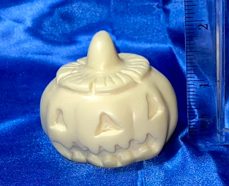 Jack-o-Lantern figurine, Tagua Fruit (AKA Palm FruitIvory)