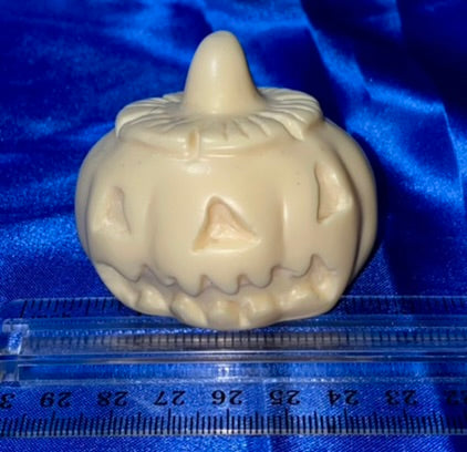 Jack-o-Lantern figurine, Tagua Fruit (AKA Palm FruitIvory)