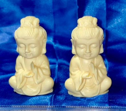 Buddha figurine, Tagua Fruit (AKA Palm FruitIvory)