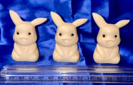 Pikachu Figurine (Pokémon) maxde of Tagua Fruit (AKA Palm FruitIvory)