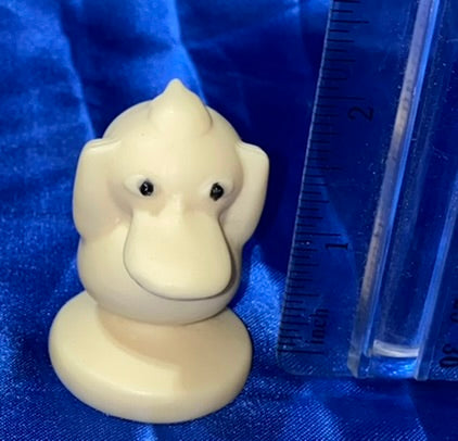 Psyduck Figurine (Pokémon) made of Tagua Fruit (AKA Palm FruitIvory)