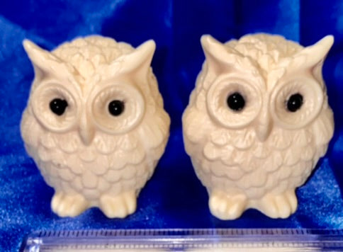 Owl Figurine made of Tagua Fruit (AKA Palm FruitIvory)