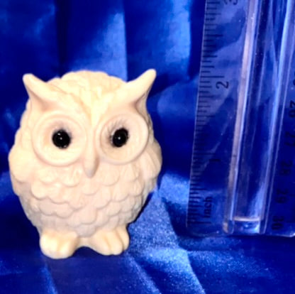 Owl Figurine made of Tagua Fruit (AKA Palm FruitIvory)