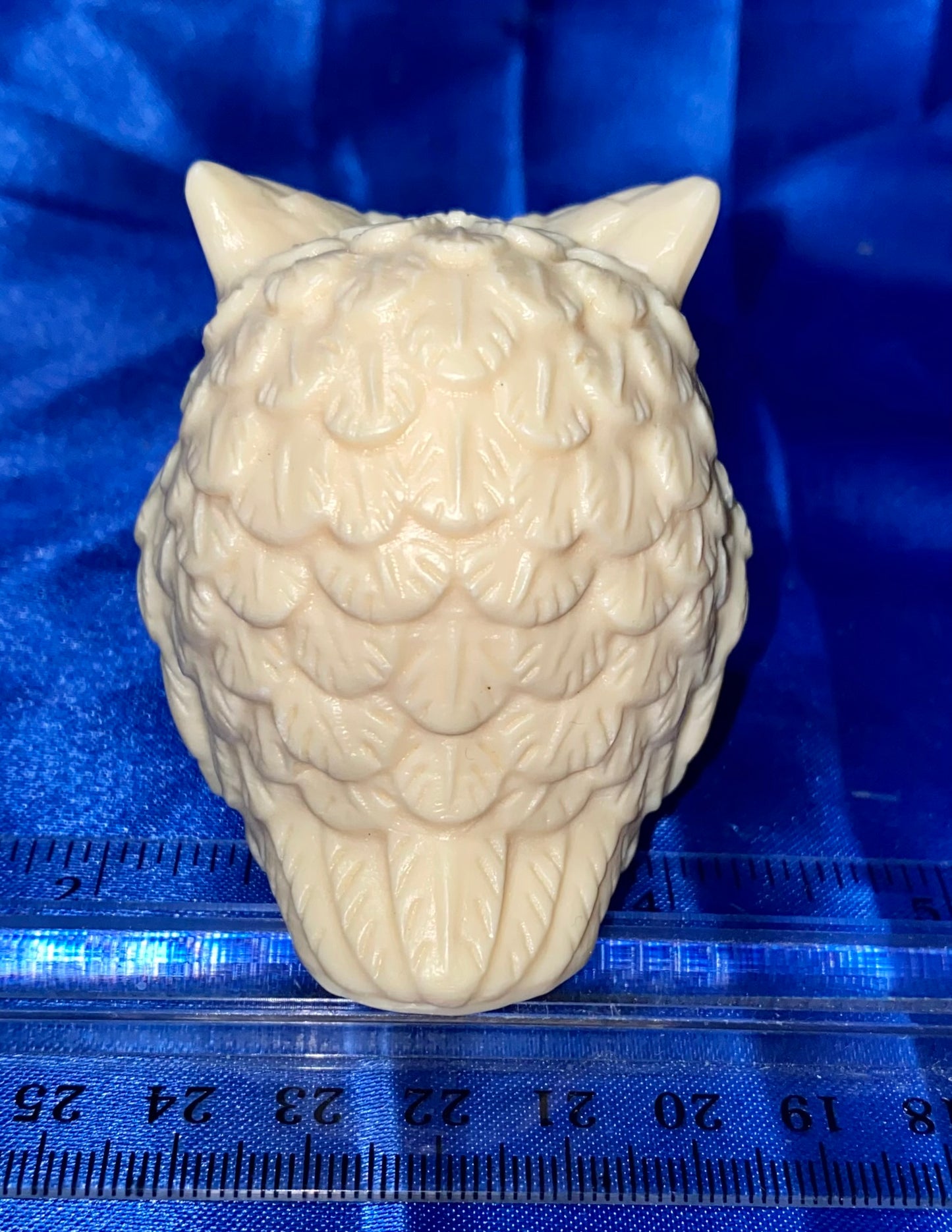 Owl Figurine made of Tagua Fruit (AKA Palm FruitIvory)