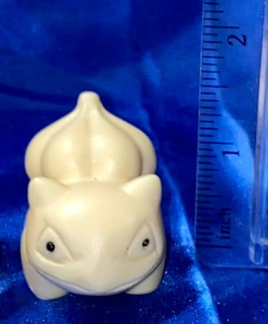 Bulbasaur Figurine (Pokémon) made of Tagua Fruit (AKA Palm Ivory)