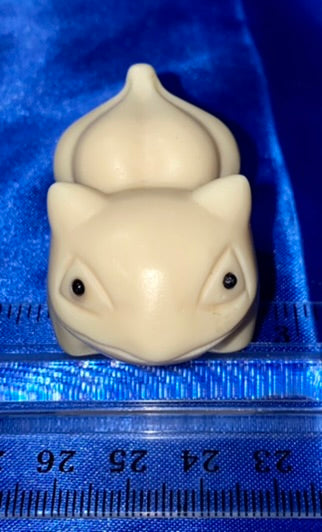 Bulbasaur Figurine (Pokémon) made of Tagua Fruit (AKA Palm Ivory)