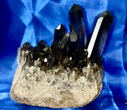 Smoky Quartz Cluster