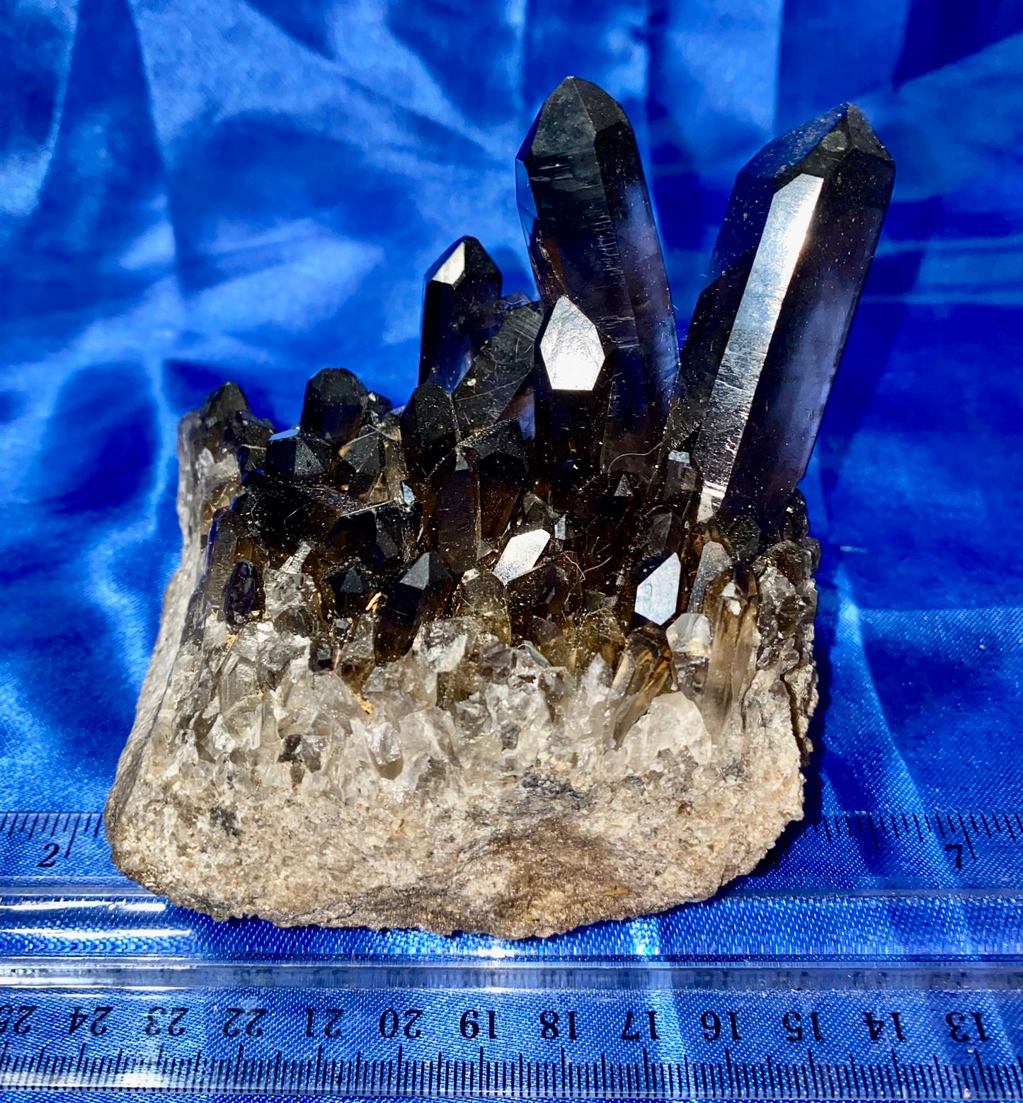 Smoky Quartz Cluster