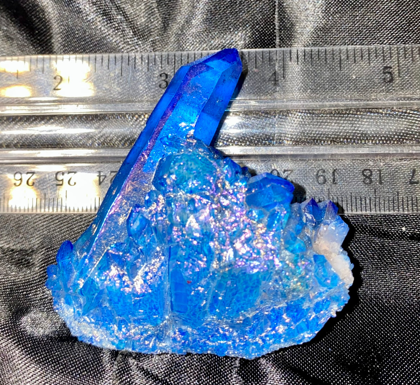 Quartz Aura Cluster (blue)