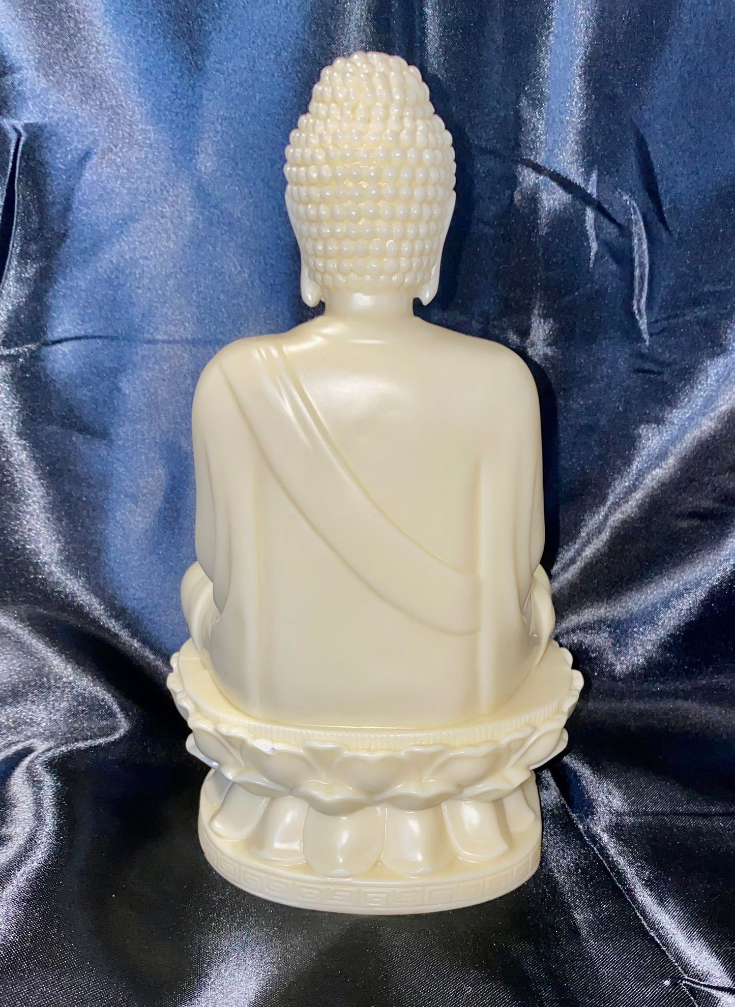 Seated Buddha Statue made of Tagua Fruit (AKA PalmIvory)