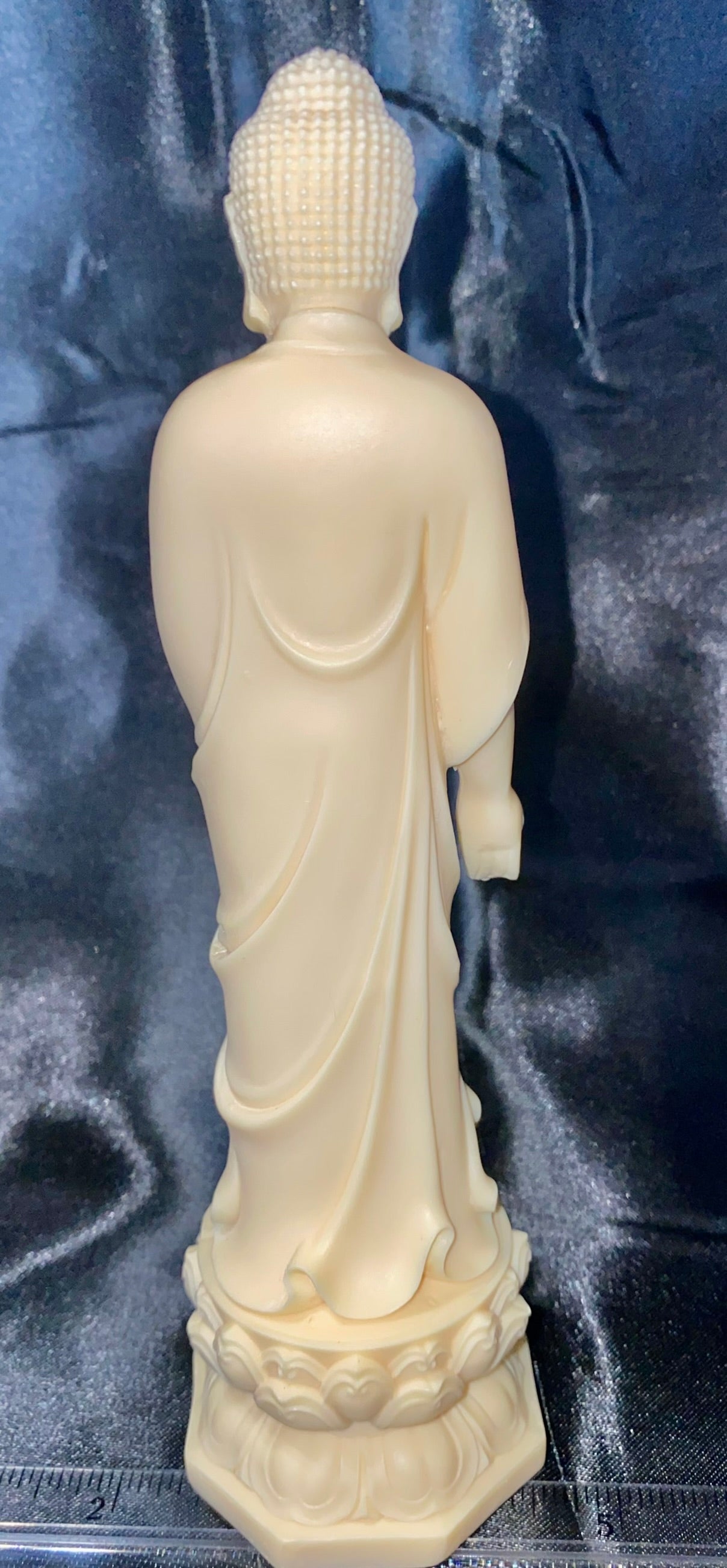 Standing Buddha Statue made of Tagua Fruit (AKA Palm FruitIvory)