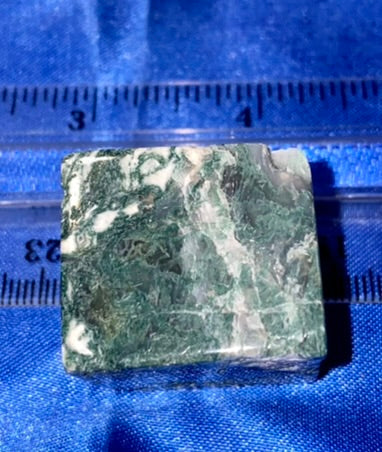 Moss Agate Cube