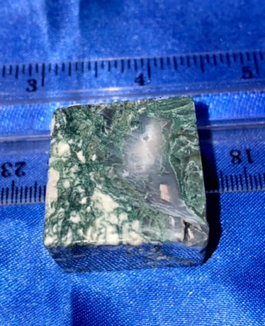 Moss Agate Cube