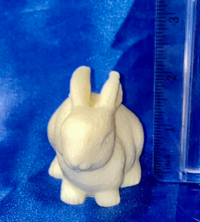 Rabbit Figurine made of Tagua Fruit (AKA Palm FruitIvory)