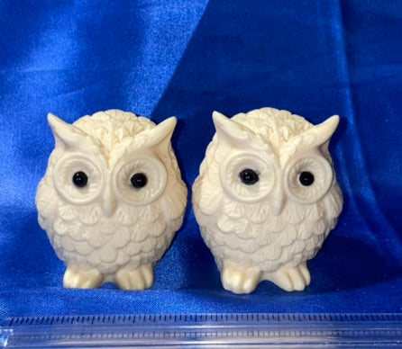 Owl Figurine made of Tagua Fruit (AKA Palm FruitIvory)