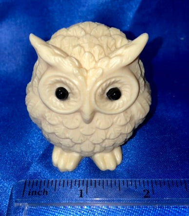 Owl Figurine made of Tagua Fruit (AKA Palm FruitIvory)