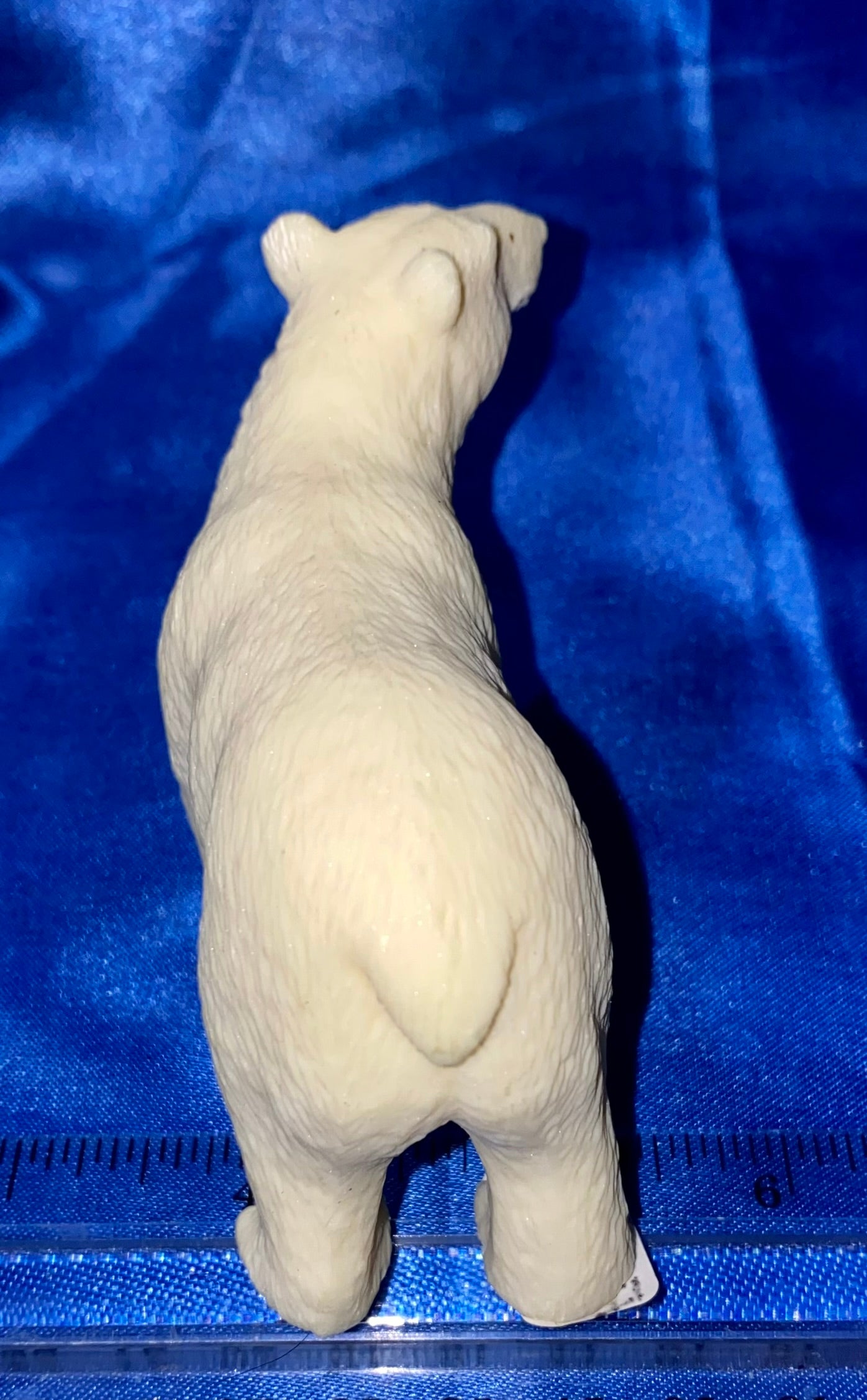 Polar Bear Figurine/Statue made of Tagua Fruit (AKA Palm FruitIvory)