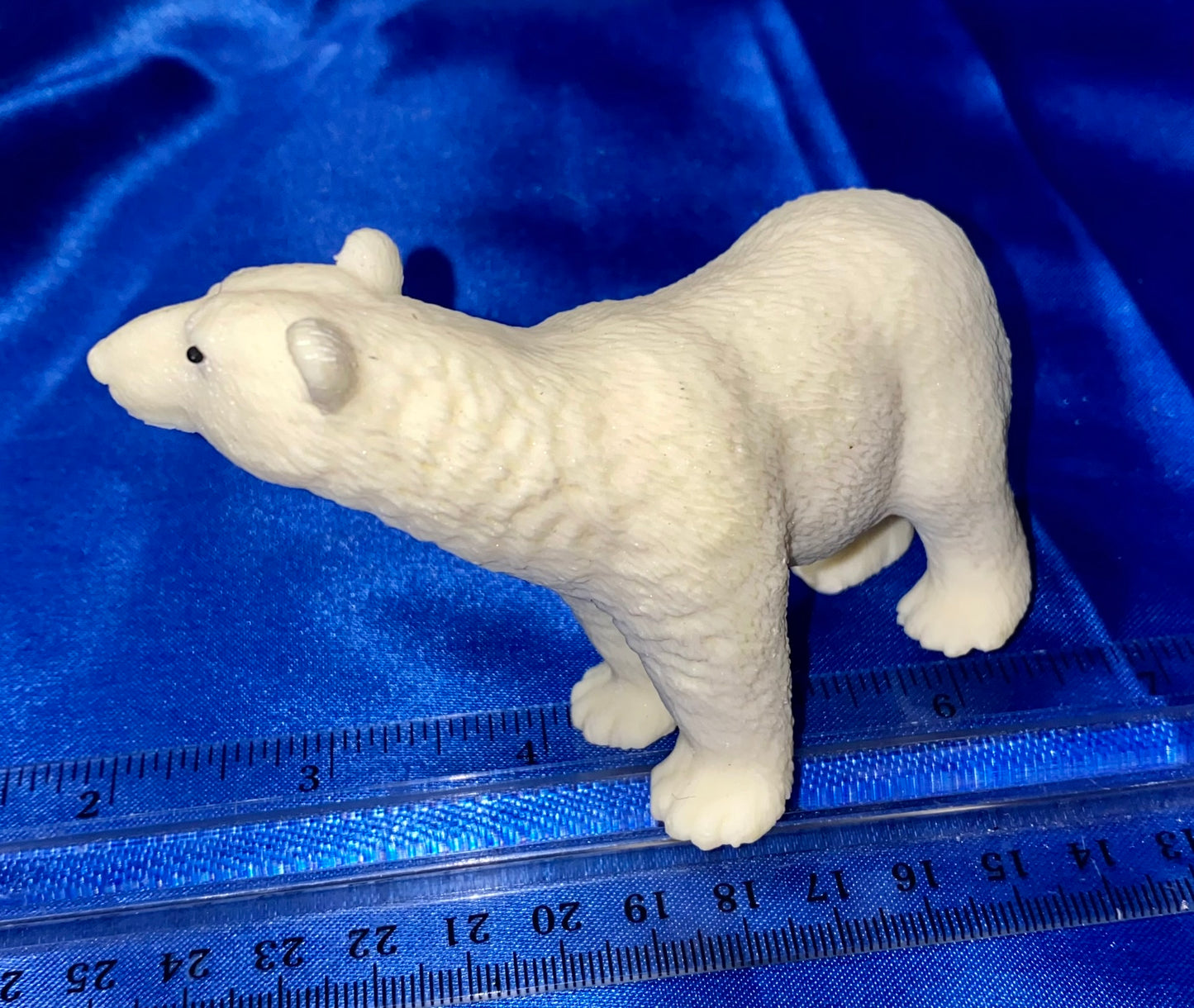 Polar Bear Figurine/Statue made of Tagua Fruit (AKA Palm FruitIvory)