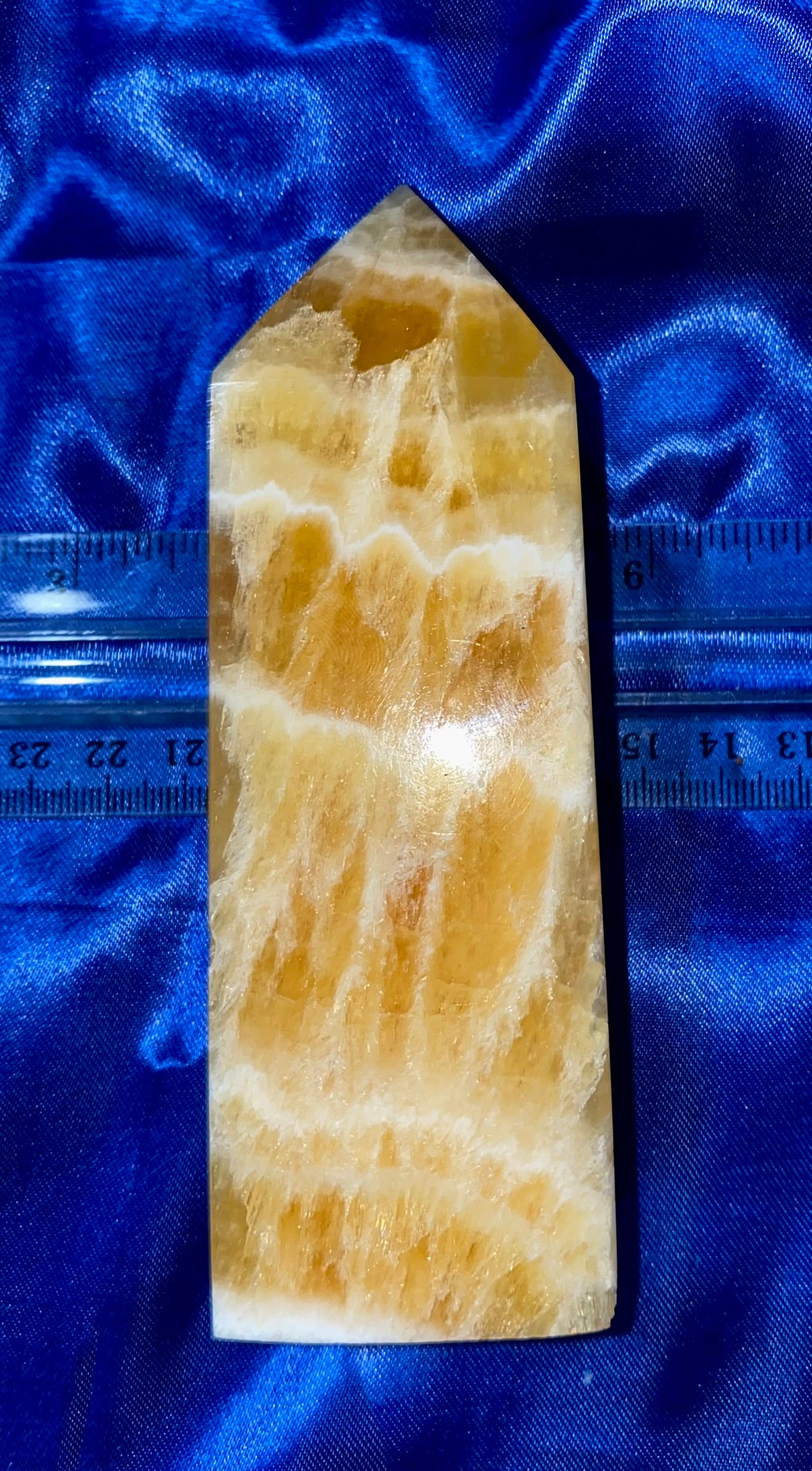 Orange Calcite Tower