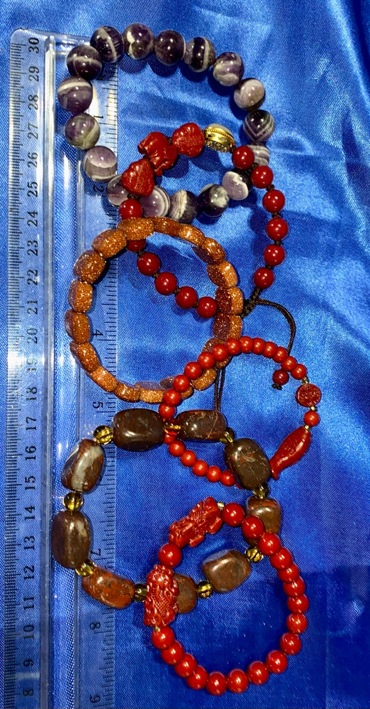 Large Gemstone Bracelet