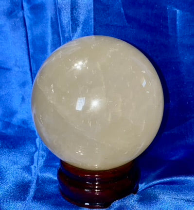 Honey Calcite Sphere m2