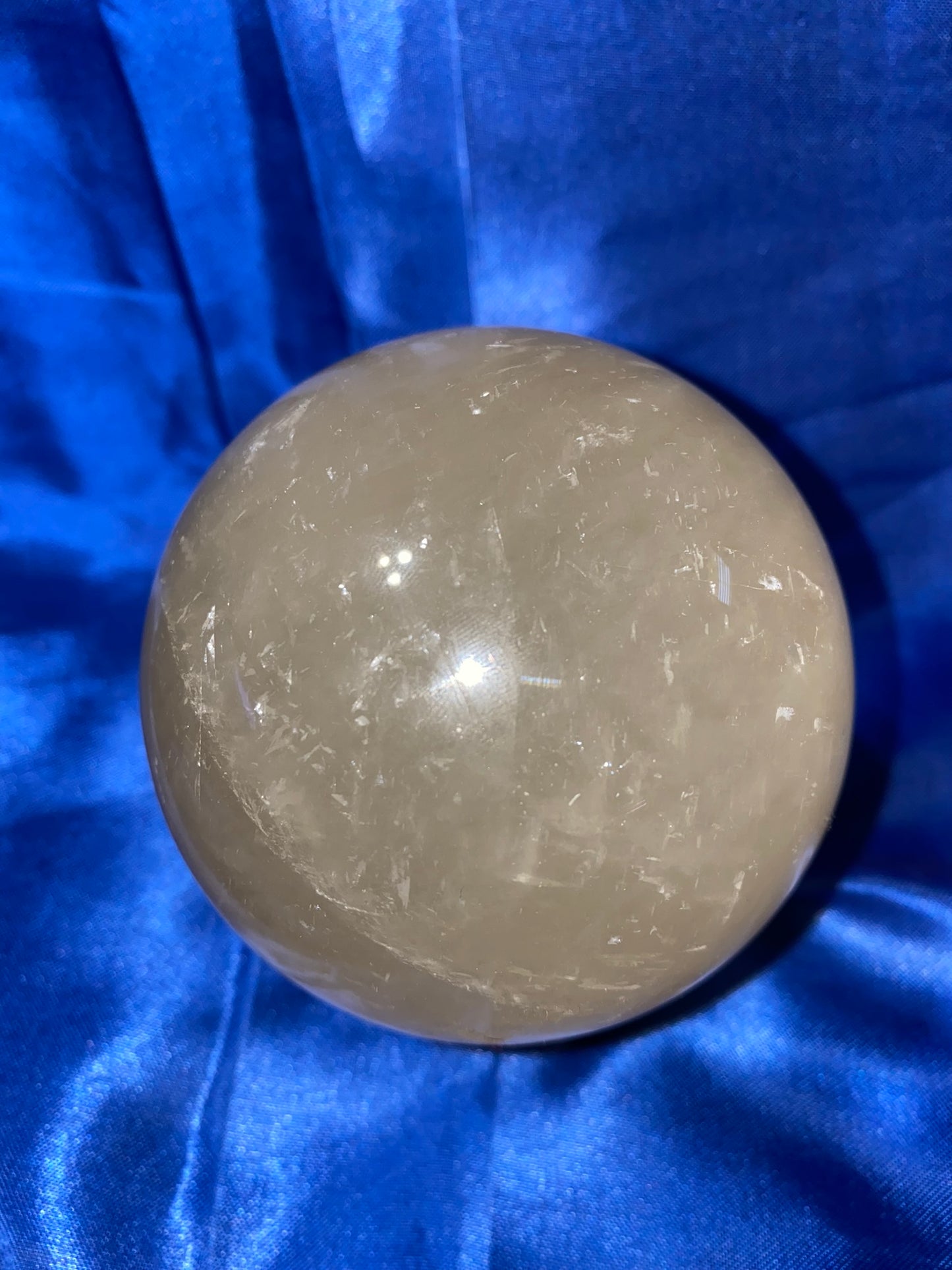 Honey Calcite Sphere m2