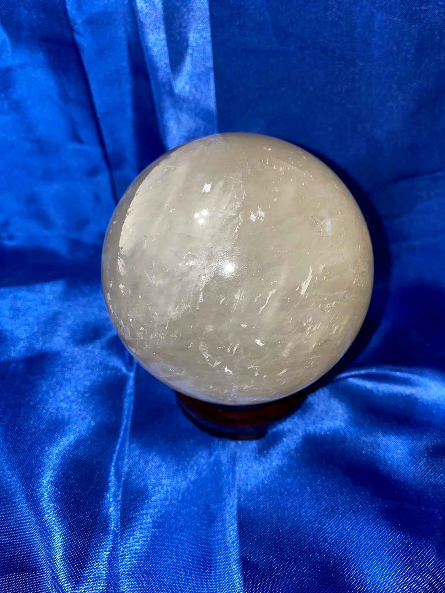 Honey Calcite Sphere m2