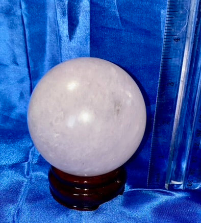 Pink Smelting Quartz Sphere m7