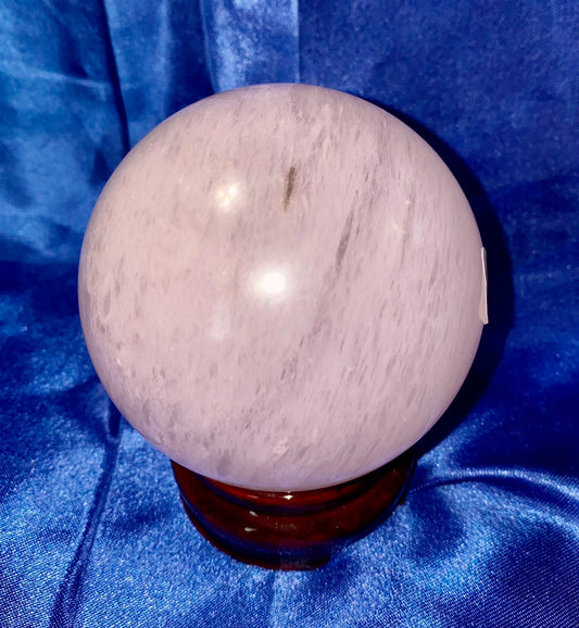 Pink Smelting Quartz Sphere m7