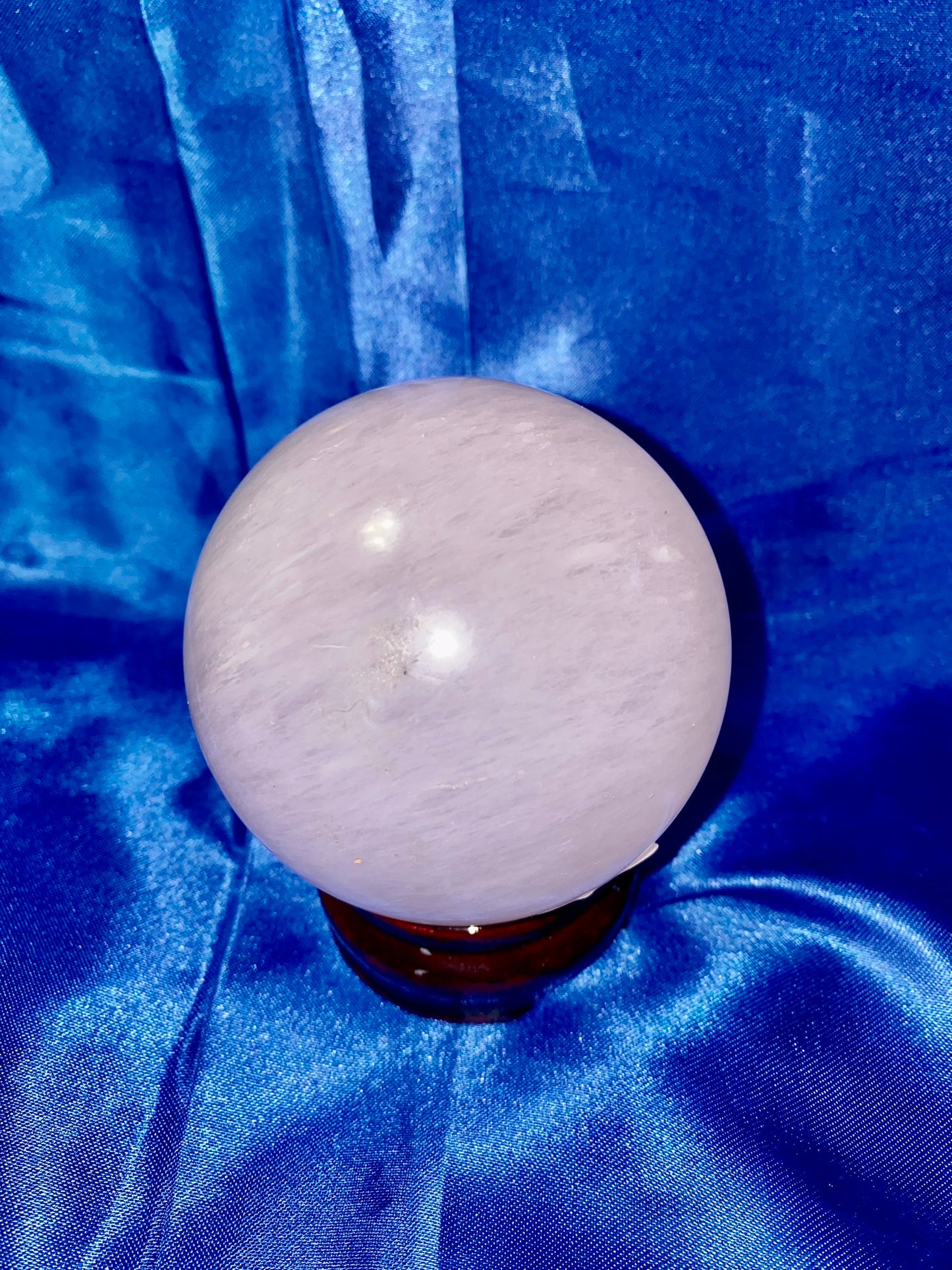 Pink Smelting Quartz Sphere m7