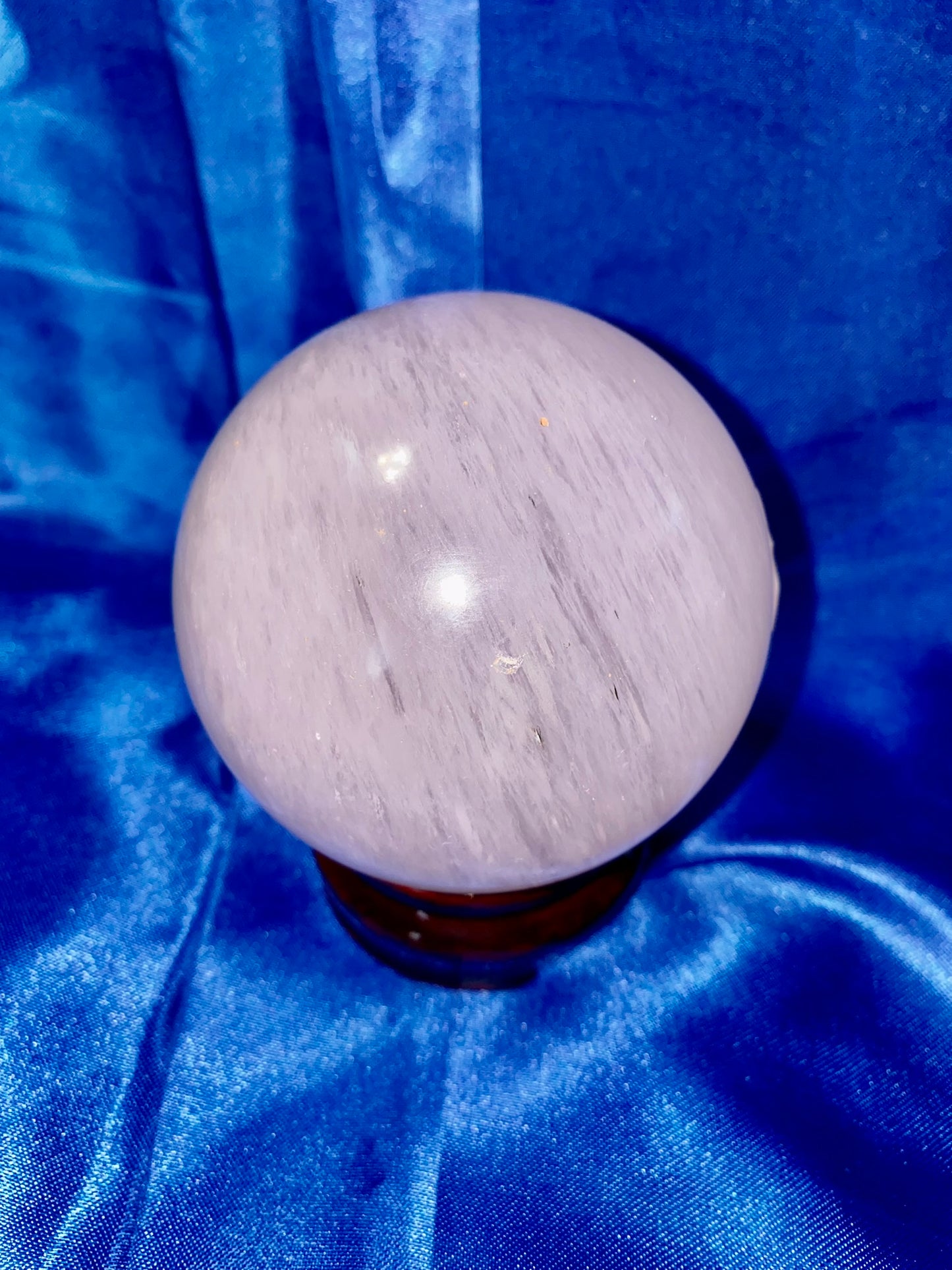 Pink Smelting Quartz Sphere m7