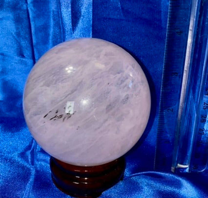 Pink Smelting Quartz Sphere m5