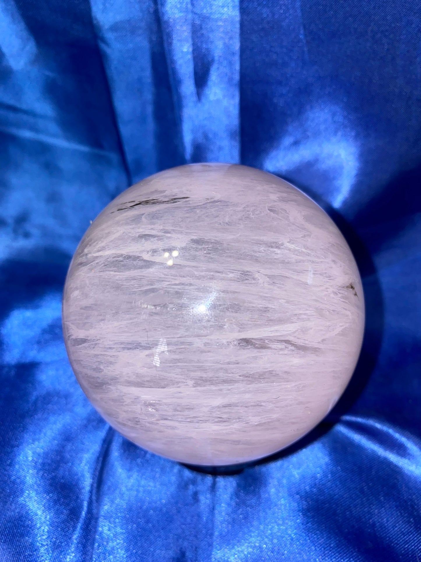 Pink Smelting Quartz Sphere m5